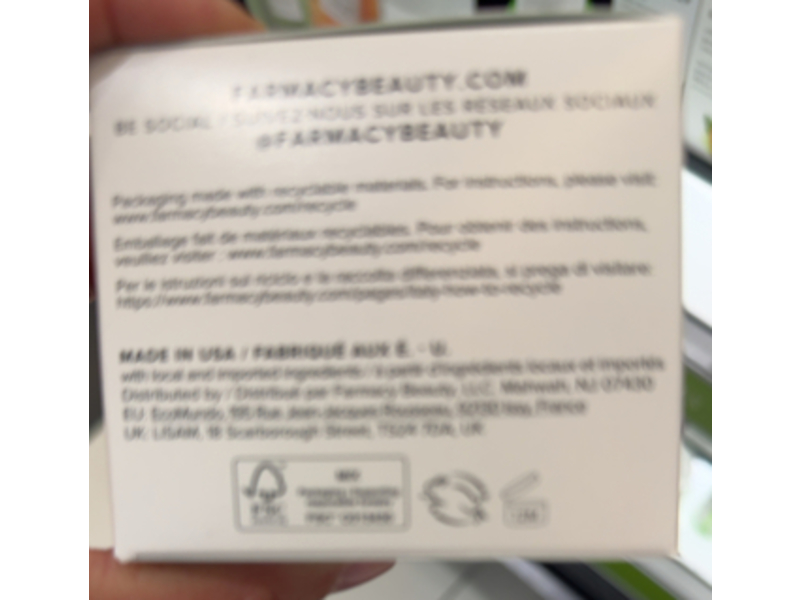 Farmacy Fragrance-Free Cleansing Balm, Green Clean, 3.4 fl oz/100 mL