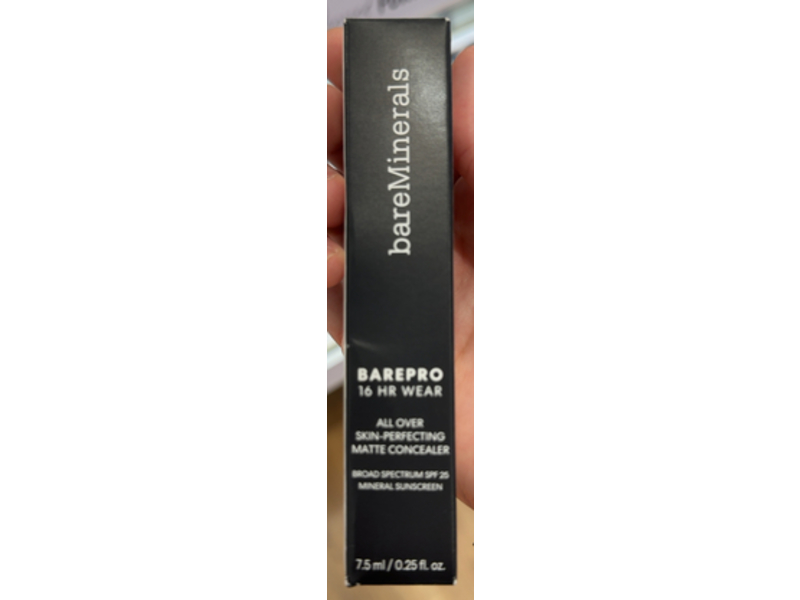 BareMinerals Barepro All Over Skin-Perfecting Matte Concealer, SPF 25, Fair 150 Cool, 0.25 fl oz/7.5 mL