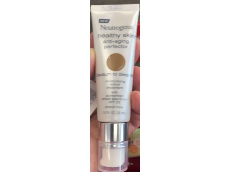 Neutrogena Healthy Skin Anti-Aging Perfector, Medium To Deep, SPF 20, 1 fl oz/30 mL