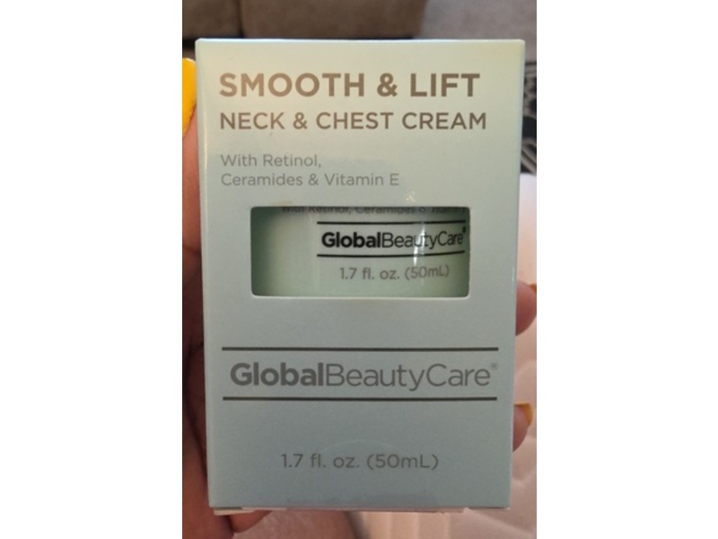 Global Beauty Care Smooth & Lift Neck & Chest Cream, 1.7 fl oz/50 mL
