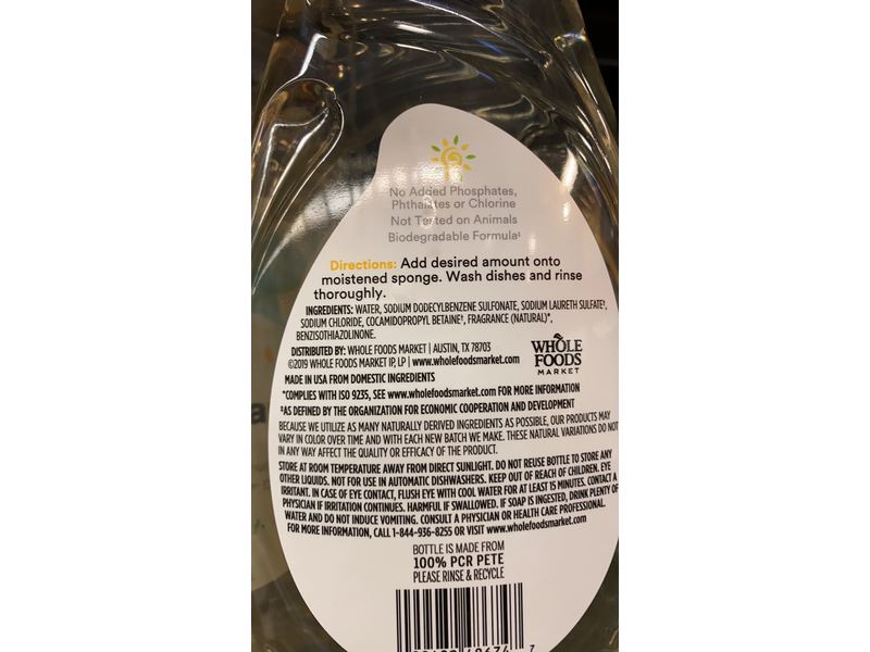 Dish Soap Lemon Peel