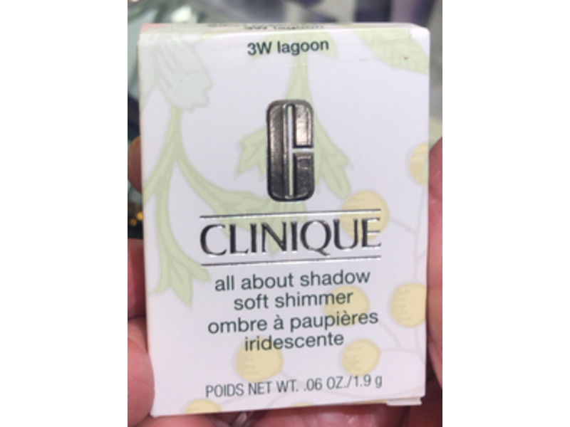 Clinique All About Shadow Soft Shimmer, 3W Lagoon, 0.06 oz/1.9 g