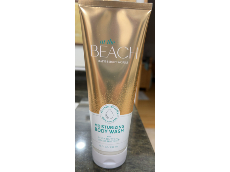 Bath & Body Works At The Beach Moisturizing Body Wash, Shea Butter & Cocoa Butter, 10 fl oz/296 mL