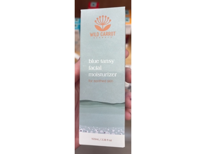 Wild Carrot Facial Moisturizer, Blue Tansy, 3.38 fl oz/100 mL