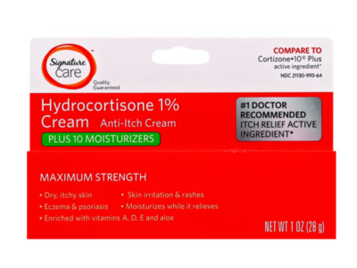 Signature Care Anti-Itch Cream, 1 oz/28 g