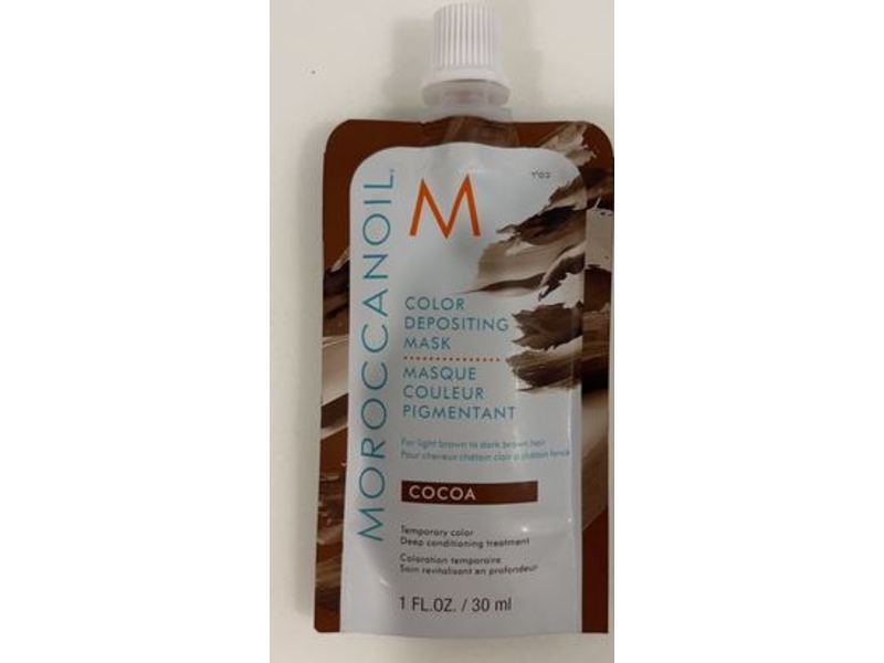 Moroccanoil Color Depositing Hair Mask, Cocoa, 1 fl oz/30 mL