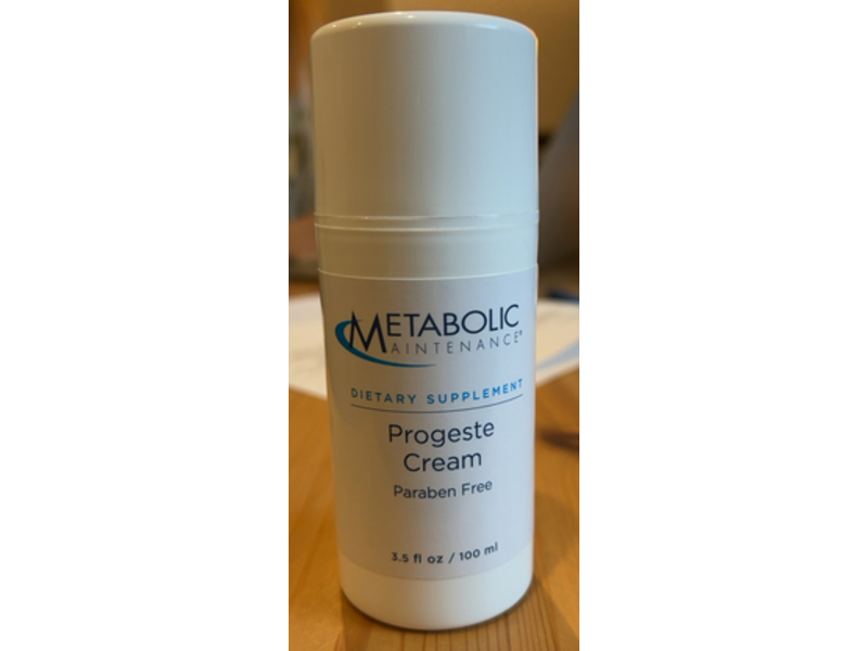 Metabolic Maintenance Progeste Cream, 3.4 fl oz/100 mL