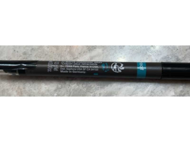 Sephora Waterproof Retractable Eyeliner, 11 Matte Charcoal Gray, 0.010 oz/0.3 g