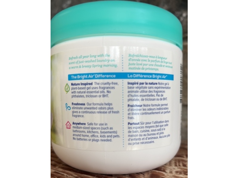 Bright Air Super Odor Eliminator, Linen & Spring Breeze, 14 oz/397 g, Pack Of 6