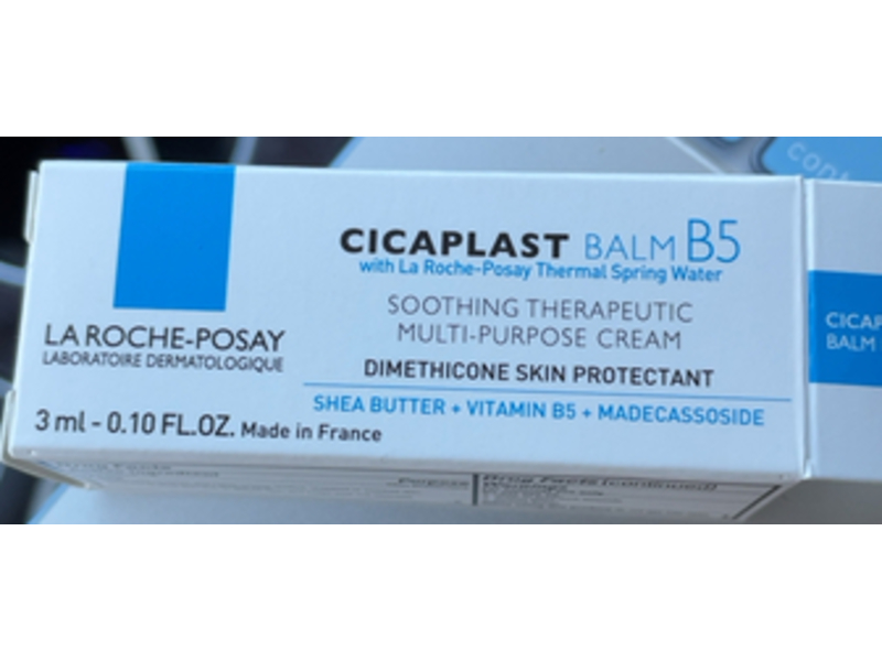 La Roche-Posay Soothing Therapeutic Multi Purpose Cream, Cicaplast Balm B5,0.10 fl oz/3 mL