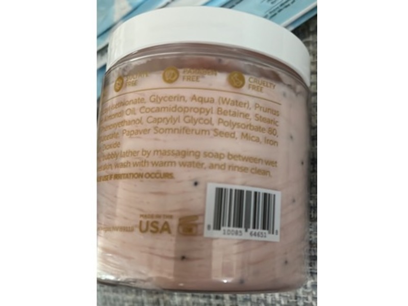 NectarLife Nourishing Whipped Soap, Vanilla Sugar, 5 oz