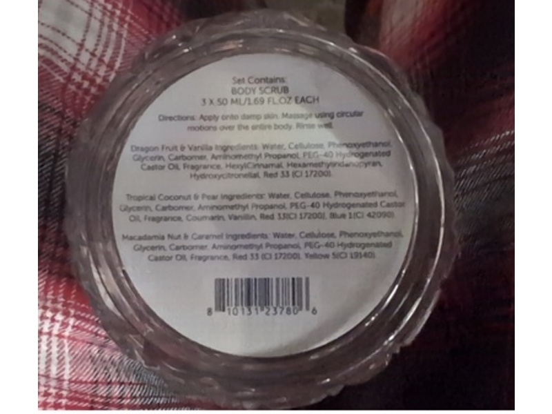 Smoke & Mirrors Body Scrub Set, 1.69 fl oz/50 mL, 3 Count