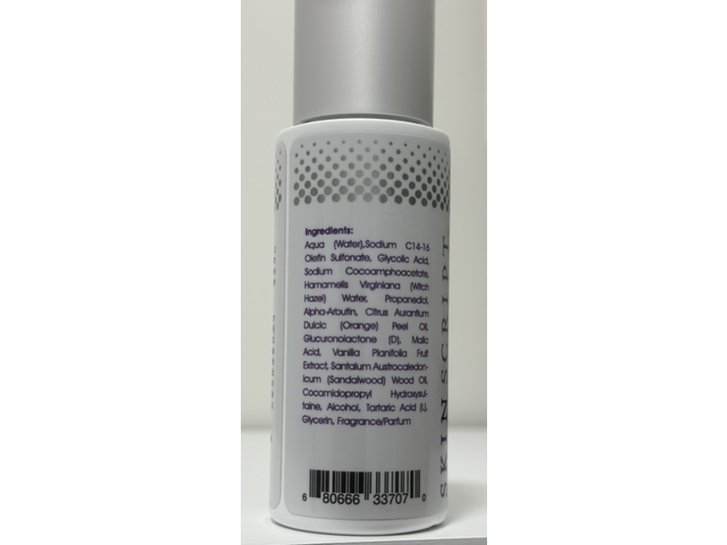 Skin Script Glycolic Cleanser, 2 oz/60 mL