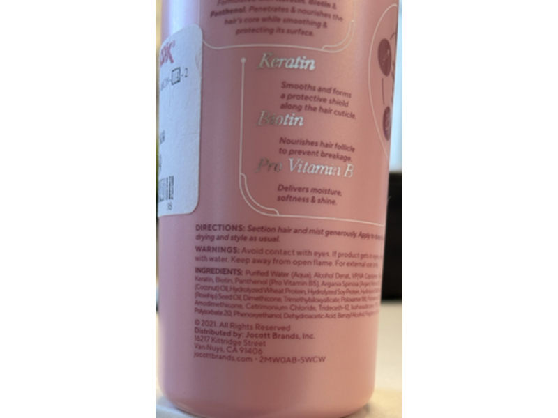 Infusion K Keratin Blow Dry Styling Spray, UltraKeratin, 8 fl oz/236 mL