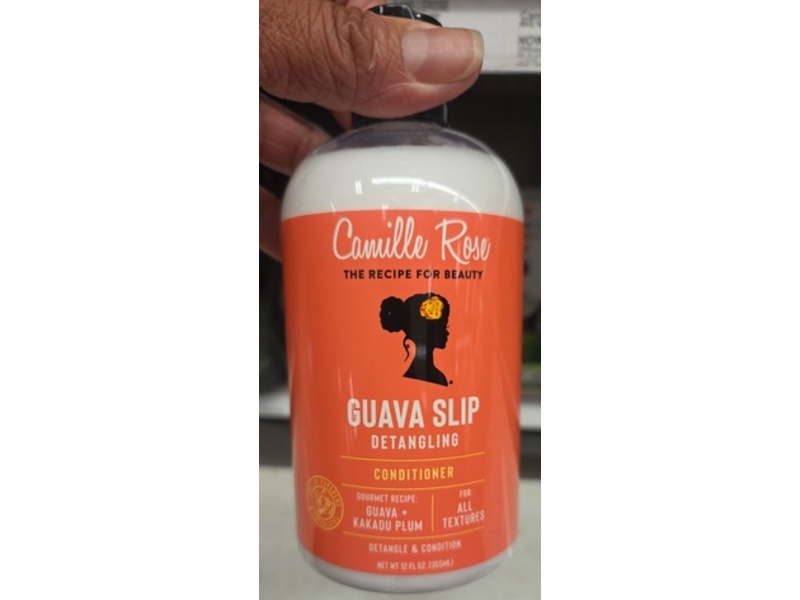 Camille Rose Detangling Conditioner, Guava Slip, 12 fl oz/355 mL