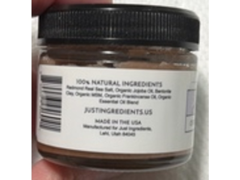 Just Ingredients Organic Face Scrub, Jasmine Bloom, 2 fl oz
