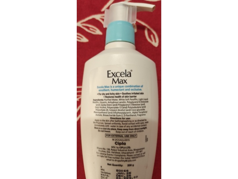 Cipla Excela Max Moisturizer,200 g