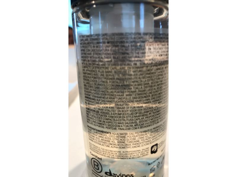 Davines Liquid Spell Reinforcing Bodifying Fluid, 4.22 fl oz/125 mL