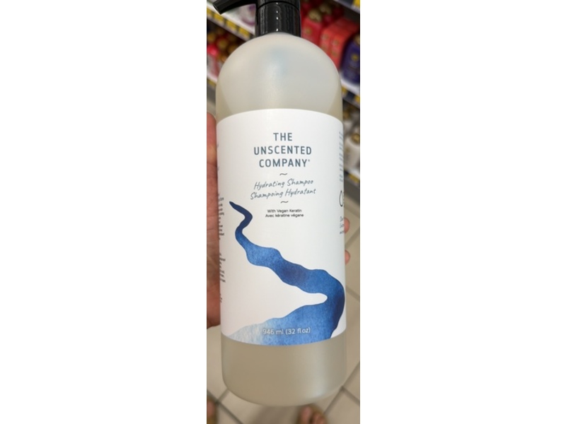The Unscented Company Hydrating Shampoo, Vegan Keratin, 32 fl oz/946 mL