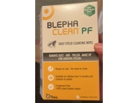 Blephaclean Pf Daily Eyelid Cleansing Wipes, 20 Count - thumbnail 2