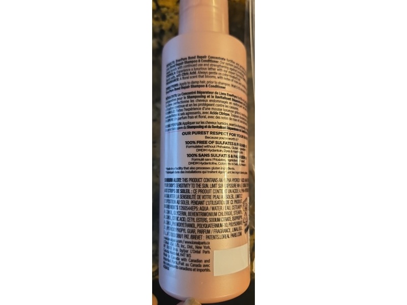 L'oreal Paris Ever Pure Pre-Shampoo, Bond Repair Concentrate, 5.1 fl oz/150 mL
