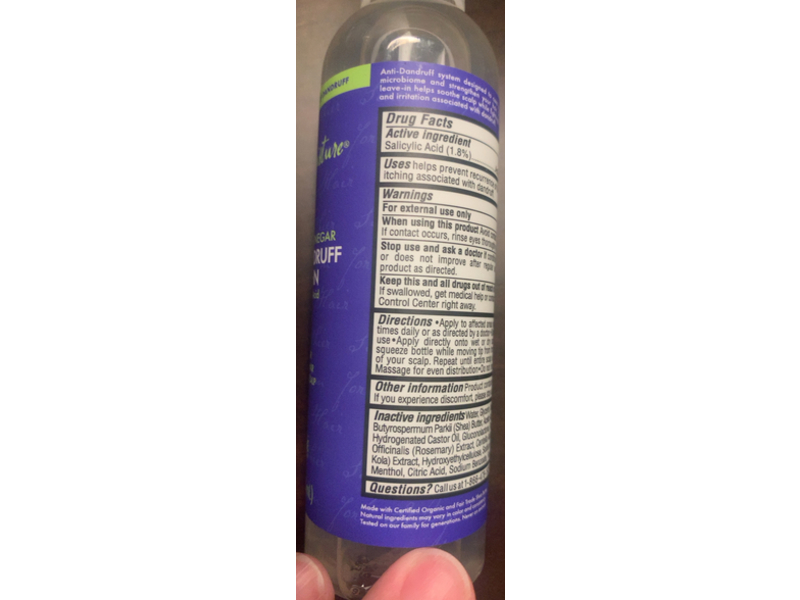 Shea Moisture Hair Care System Anti-Dandruff Leave-In, 4 fl oz/118 mL