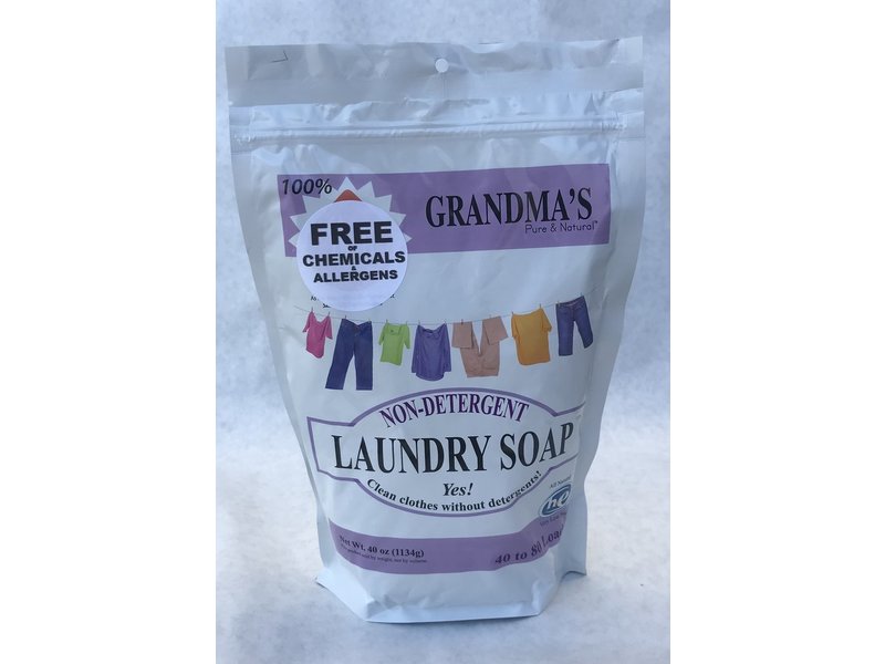 Grandma s Pure Natural Non Detergent Laundry Soap 40 oz 1134 g