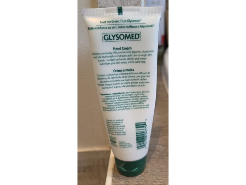 Glysomed Hand Cream, Chamomile & Glycerin, 2.54 fl oz/75 mL