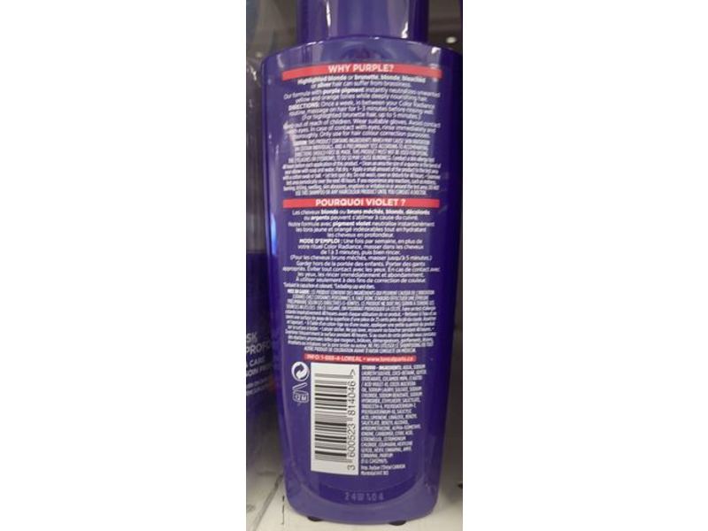 L'Oreal Paris Color Radiance Purple Shampoo, Violet, 200 mL