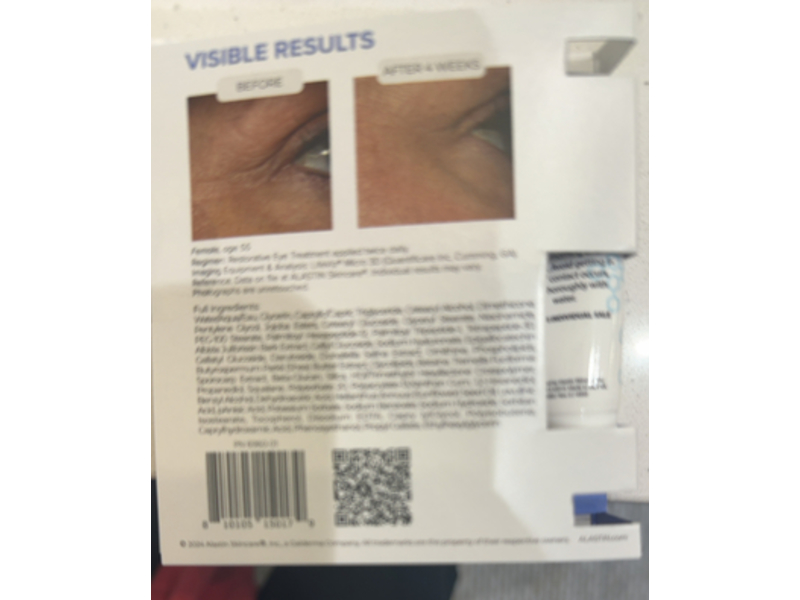 Alastin Skincare Restorative Eye Treatment, TriHex Technology, 0.5 fl oz/14.8 mL