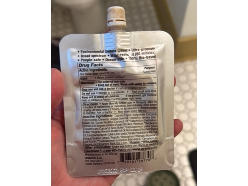 Avasol Mineral Sunscreen, SPF 30, 02:Med, 2 fl oz/59 mL