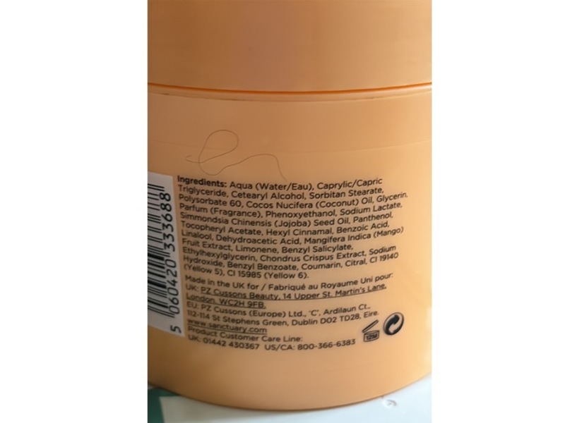 Sanctuary Spa Creme Soufflee, 16.06 fl oz/475 mL