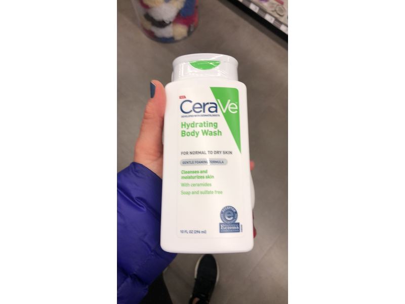 CeraVe Hydrating Body Wash, 10 Fluid Ounce