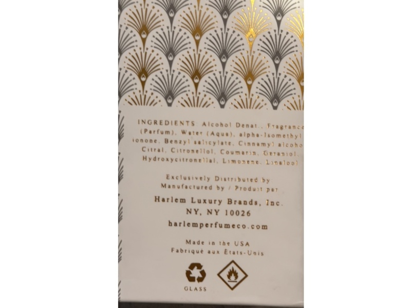 Harlem Perfume Co Eau de Parfum, Billie, 1.7 fl oz/50 mL