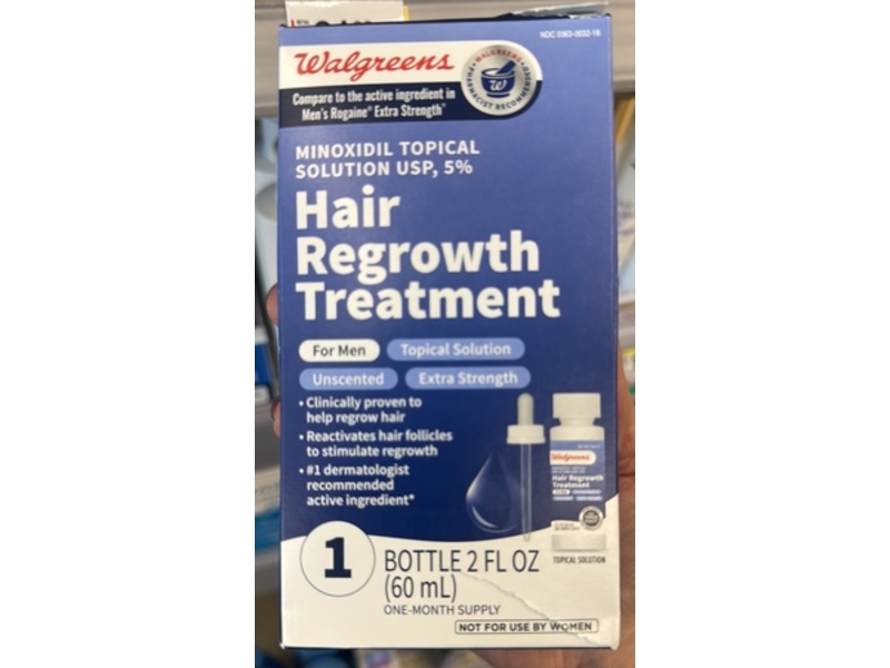 Walgreens Hair Regrowth Treatment, 2 fl oz/60 mL