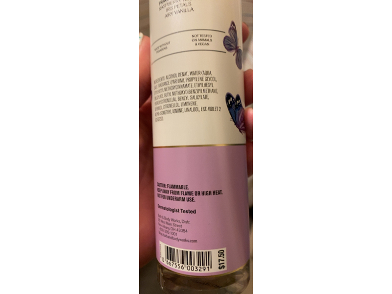 Bath & Body Works Fine Fragrance Mist, Butterfly, 8 fl oz