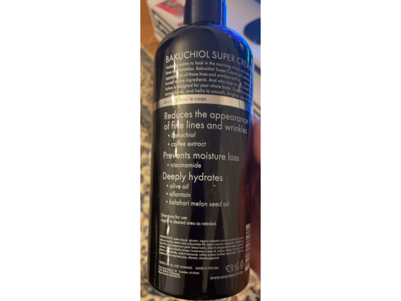 Whish Intense Hydration Super Cream, Bakuchiol, 18 fl oz/532 mL