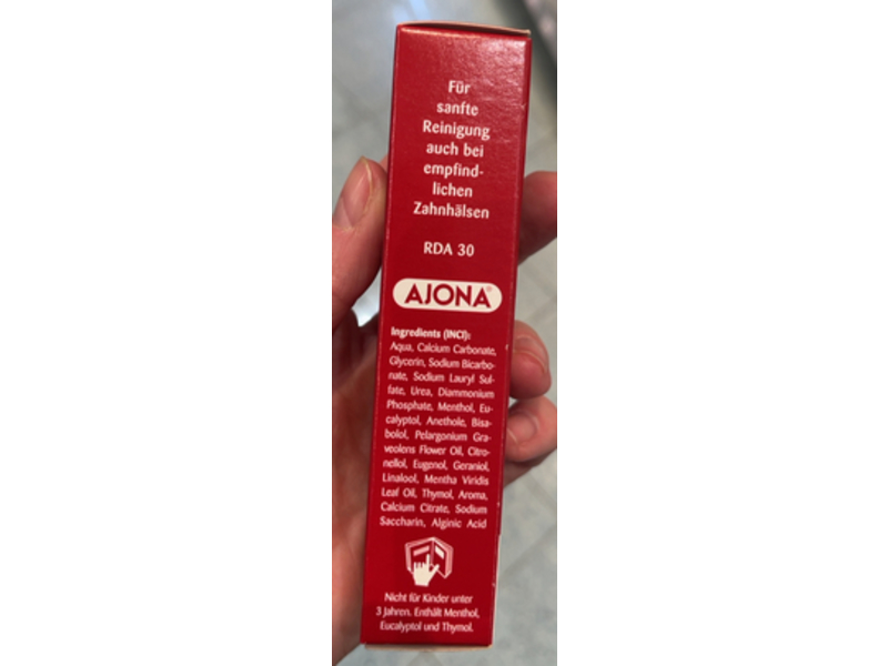 Ajona Stomaticum Toothpaste, 25 mL