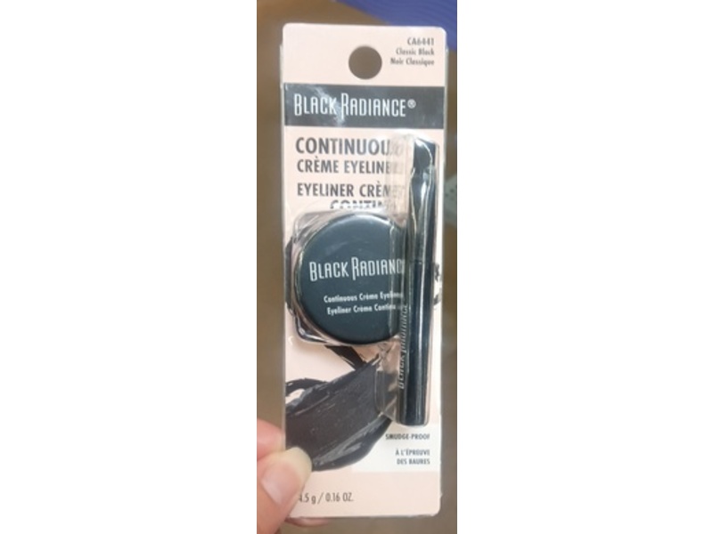 Black Radiance Continuous Creme Eyeliner, CA6441 Classic Black, 0.16 oz/4,5 g, Pack of 3