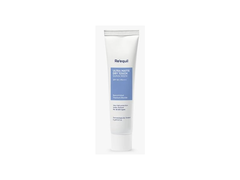 Re'equil Ultra Matte Dry Touch Sunscreen SPF 50, PA++++, 6 g/0.21 oz