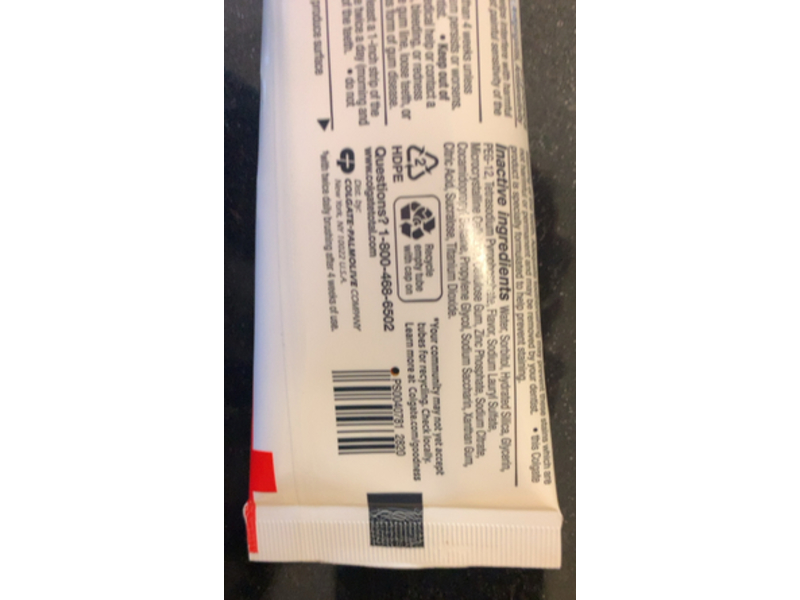 Colgate Total Advanced Whitening Paste, 6.4 oz/181 g