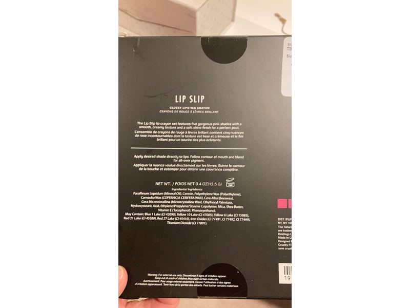 Tahari Beauty Lip Slip Glossy Lipstick Crayon Collection New In Box, 0.4 oz