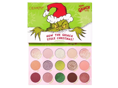ColourPop Eyeshadow Palette, How the Grinch Stole Christmas,