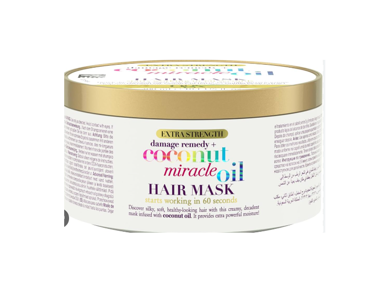 Ogx Extra Strength Damage Remedy + Coconut Miracle Oil Hair Mask, 10.1 fl oz/300 mL