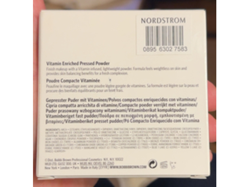Bobbi Brown Vitamin Enriched Pressed Powder, Yellow, 0.28 oz/8 g