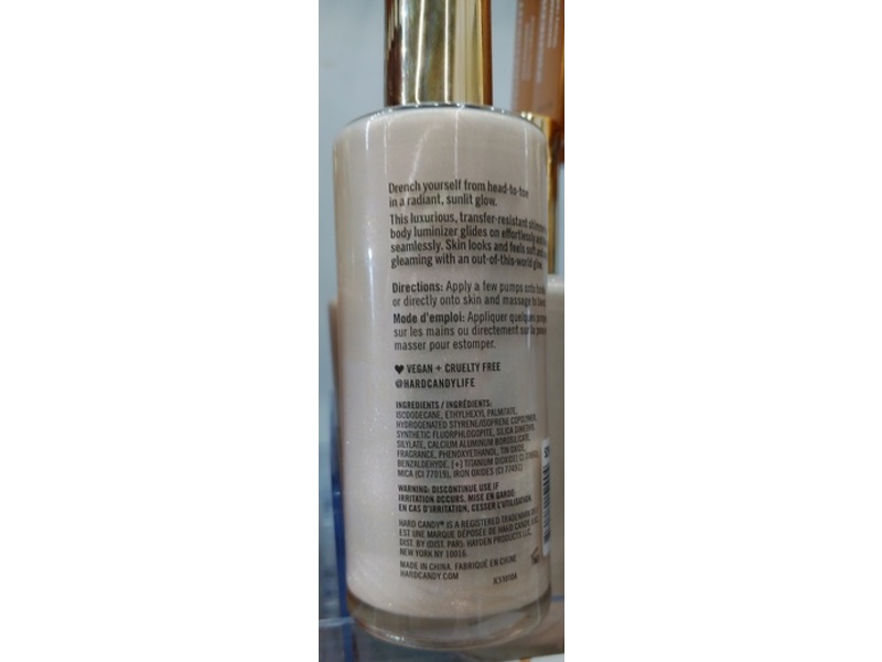 Hard Candy All Over Body Luminizer, Moonlit, 3.8 fl oz/112 mL