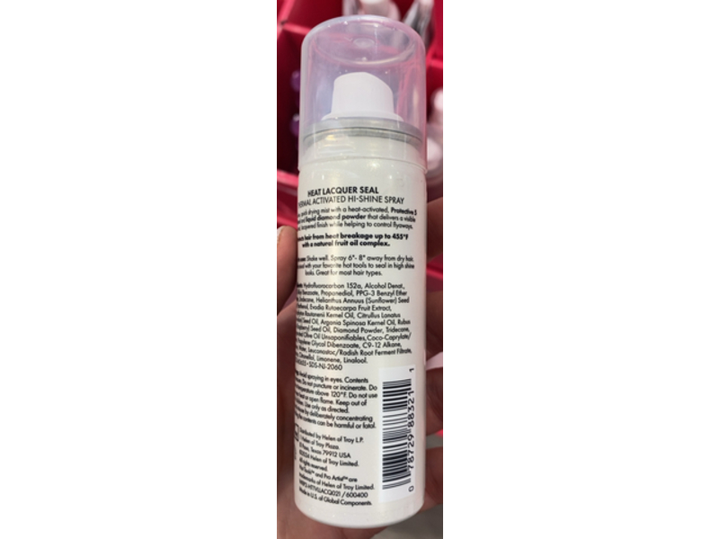 Hot Tools Pro Artist Heat Lacquer Seal Thermal Activated Hi-Shine Spray, 1.6 oz/45.3 g