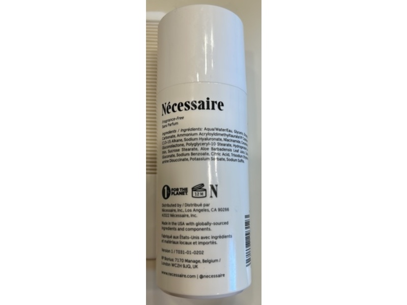Necessaire The Body Serum, Fragrance-Free, 1.7 fl oz/50 mL