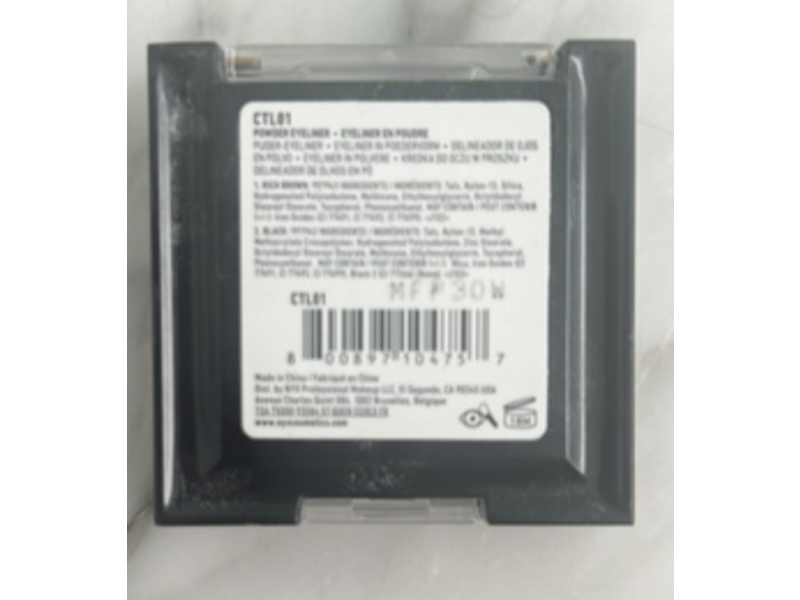 Nyx Professional Makeup Cake That Powder Eyeliner, Black & Brown, 0.05 oz/1.3 g, 2 Count