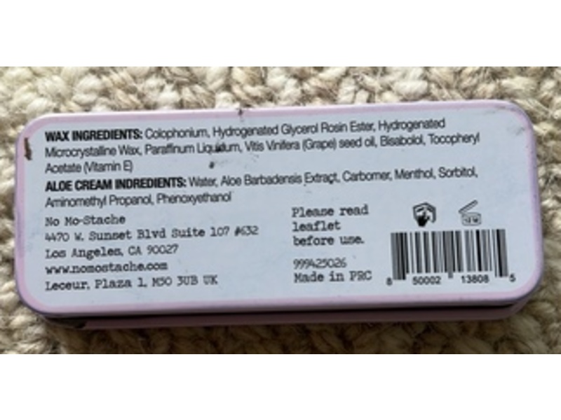 No Mo-Stache Face Waxing Strips Kit, 12 Count